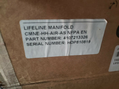 NEW BEACON MEDAES LIFELINE MANIFOLD 4107213326, CMNE-HH-AIR-AS NFPA EN-Mega Mart Warehouse-Ultimate Unclaimed Freight Buyer and Seller Specialists