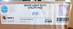 NEW TRIPLE SSS WHITE LIGHT DUTY UTILITY PAD