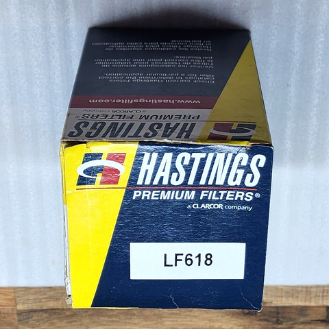 HASTINGS LF618 PREMIUM OIL FILTER (FREE SHIPPING)