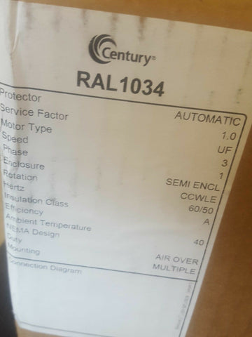 RAL1034 1/3 HP, 1625 RPM NEW AO SMITH ELECTRIC MOTOR-Mega Mart Warehouse-Ultimate Unclaimed Freight Buyer and Seller Specialists