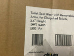 NEW Riser Seat Premium, With Removable Arms, Elongated Toilet 12403, 1 EACH-Mega Mart Warehouse-Ultimate Unclaimed Freight Buyer and Seller Specialists