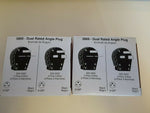 (2) NEW Pass & Seymour Legrand 3869 Angle Plug 250V 30 Amp/50 amp, 2 Pole 3 Wire