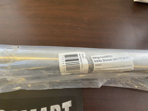 BRAND NEW 401K25  GRAINGER GRAB BAR  Length 24 in, Straight, Stainless SATIN