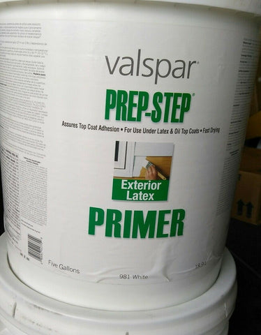 Valspar 981 Prep Step Primer Exterior Latex White 5 Gallon-Mega Mart Warehouse-Ultimate Unclaimed Freight Buyer and Seller Specialists