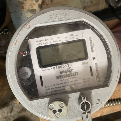 NEW EDESUR ELSTER   FM 9S(8S)  WATTHOUR Meters CL20, 120-480V