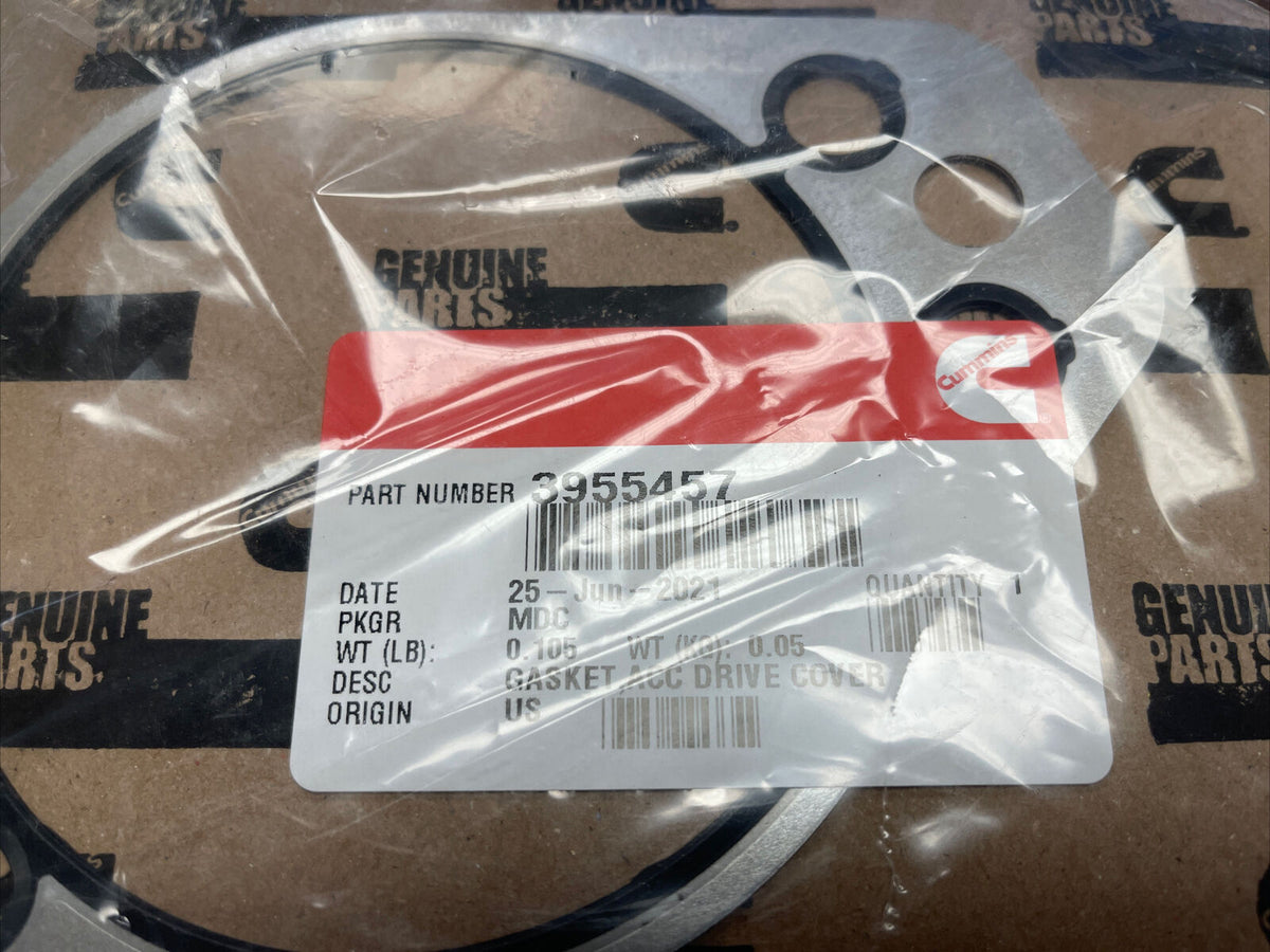 OEM Cummins Accessory Drive Cover Gasket 3955457 for B Series 8136 ...