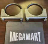 NEW 4" Exhaust U-Bolt Clamp - Heavy Duty - Saddle Style - 2 Clamps - 108400
