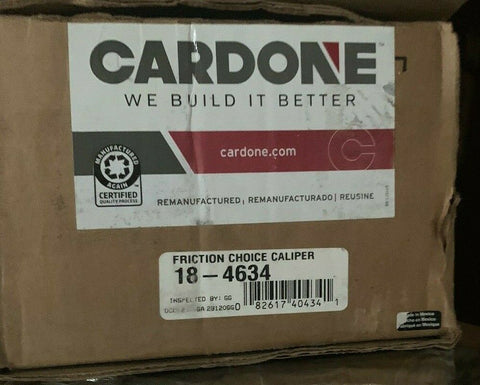 NEW Cardone 18-4634 Remanufactured Friction Choice Caliper