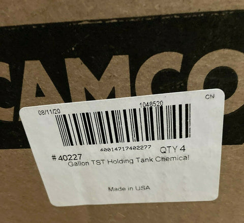 NEW (BOX OF 4) Camco 40227 TST Waste Holding Tank Treatment RV-Mega Mart Warehouse