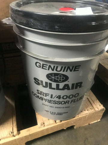 250019-662 SULLAIR Genuine oem 4000 HOUR 5 GALLON SEMI-SYNTHETIC OIL-Mega Mart Warehouse-Ultimate Unclaimed Freight Buyer and Seller Specialists