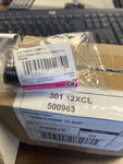 (CASE OF 20) 301 12XCL, 500963, 1/2" X CLOSE GALVANIZED  STEEL PIPE NIPPLE