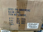 2 NEW PAIR (4 LEGS) PR UNIVERSAL BASIN LEGS