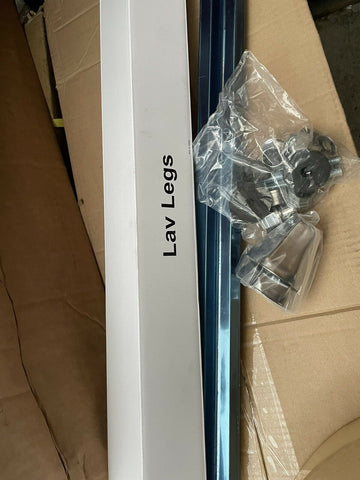 2 NEW PAIR (4 LEGS) PR UNIVERSAL BASIN LEGS
