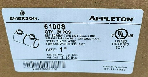 EMERSON 5100S SET SCREW 1" (20 PIECES /CASE)-Mega Mart Warehouse