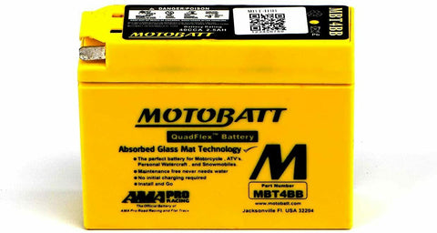 Motobatt MBT4BB QUADFLEX AGM Factory Activated Replaces Yuasa YT4BBS-Mega Mart Warehouse-Ultimate Unclaimed Freight Buyer and Seller Specialists