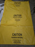 36-8-100Y - Hazardous Materials Low-Density Flat Liner, Yellow, 60", (50/CASE)-Mega Mart Warehouse-Ultimate Unclaimed Freight Buyer and Seller Specialists