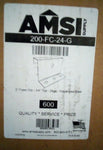AMSI 200-FC-24-G GALVANIZED STEEL 2' FIXED CLIP TOP 24 GA NEW-Mega Mart Warehouse-Ultimate Unclaimed Freight Buyer and Seller Specialists