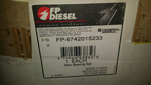 FEDERAL MOGUL-FP DIESEL FP-6742015233 Komatsu 6742015233 Main Bearing Set-Mega Mart Warehouse-Ultimate Unclaimed Freight Buyer and Seller Specialists