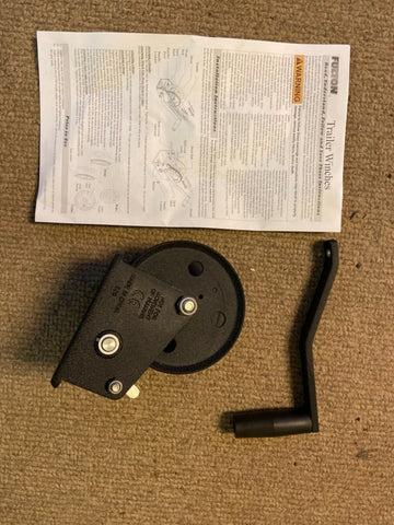 NEW FULTON Trailer Winch 1,500 lbs. Capacity Black 142210-Mega Mart Warehouse-Ultimate Unclaimed Freight Buyer and Seller Specialists