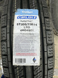 (1) NEW Carlisle Radial Trail HD Trailer Tire ST205/75R14 LRD 6H04561 SHIPS FREE