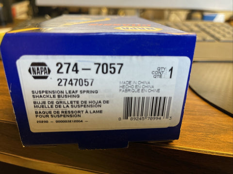 GENUINE NAPA SUSPENSION Leaf Spring Bushing 1987-1995 Jeep Wrangler 1988-1991-Mega Mart Warehouse