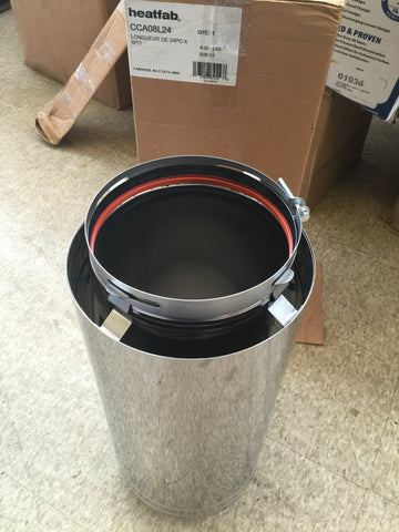 Heat-Fab CCA08L24 Stainless Steel Saf-T Vent CI+ 8-Mega Mart Warehouse-Ultimate Unclaimed Freight Buyer and Seller Specialists