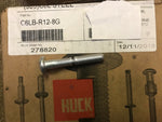 Pin,Steel,3/8"D,0.375 Grip, PK 100, HUCK FLEX C6LB-R12-8G-Mega Mart Warehouse-Ultimate Unclaimed Freight Buyer and Seller Specialists