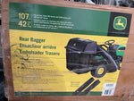 John Deere BG20776 42" Twin Bagger for 100 & S200 Series Tractors 6.5 Bushels-Mega Mart Warehouse
