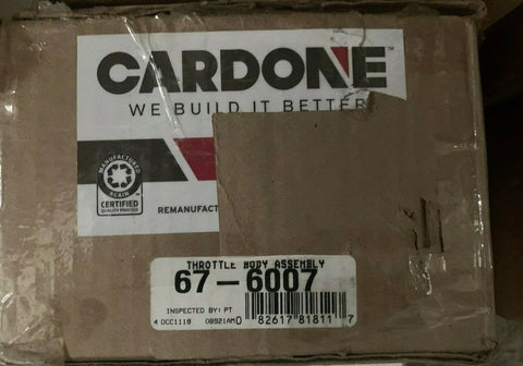 NEW Cardone 67-6007 Remanufactured Throttle Body Assembly