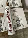 Log Builder Caulk 45180 Woodtone 10.5 fl oz (12 Pc Case) **Free Shipping**