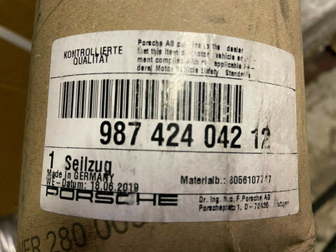 GENUINE OEM Porsche Boxster Cayman 07-12 Manual Trans Shift Cable 987 424 042 11-Mega Mart Warehouse-Ultimate Unclaimed Freight Buyer and Seller Specialists