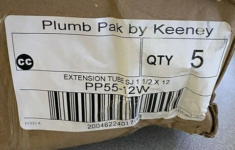 BRAND NEW Plumb Pak PP55-12W Extension Tube Slip Joint 1 1/2" x 12"