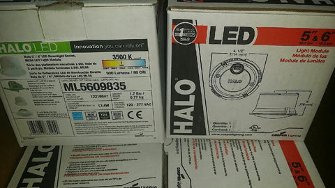 (1) LED LIGHTING Halo Light ML5609835 5" - 6" LED Recessed Light Energy Saving-Mega Mart Warehouse-Ultimate Unclaimed Freight Buyer and Seller Specialists