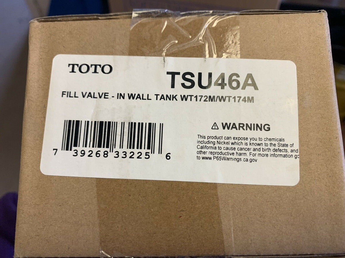 NEW Toto TSU46A Fill Valve In Wall Tank WT172M/WT174M Mega Mart...