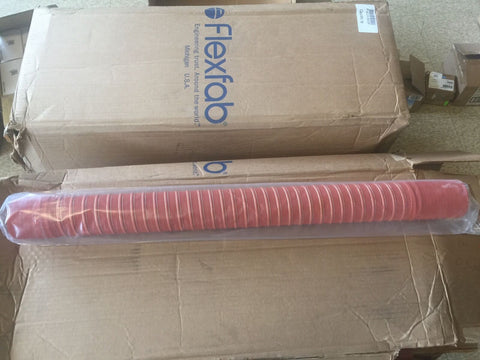FLEXFAB SIL-FAB2 HIGH TEMPERATURE HOSE DUCT AIRCRAFT / AVIATION 3" X 36"-Mega Mart Warehouse-Ultimate Unclaimed Freight Buyer and Seller Specialists