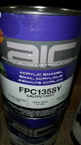 AIC AUTOMOTIVE ACRYLIC ENAMEL 3.5 VOC SAFETY YELLOW FPC135SY, GALFPC135SY 1GAL-Mega Mart Warehouse-Ultimate Unclaimed Freight Buyer and Seller Specialists