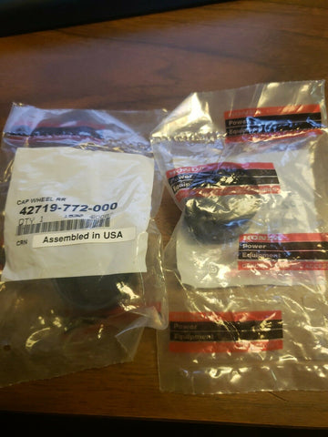 (2 PC LOT) GENUINE NOS Honda CAP, RR. WHEEL 42719-772-000-Mega Mart Warehouse-Ultimate Unclaimed Freight Buyer and Seller Specialists