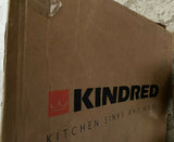 BRAND NEW Kindred Stainless Steel Drop in Single Bowl Kitchen Sink CSLA2522-7-4N