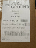BRAND NEW Organic Ground Cinnamon - Pure Cassia Cinnamon Powder 30 LB BAG