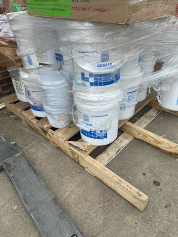 NEW 27 PAILS OF Franklin Quasar Diamond Gloss Floor Finish - 5 gallons