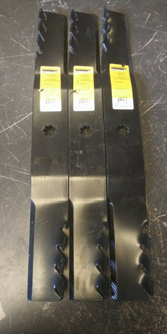 (3) NEW Predator II Blades Fits John Deere 42" Deck LA Series GX22151 92-615-Mega Mart Warehouse