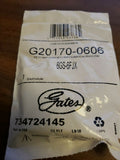 (5) Gates 6GS-6FJX Barbed to JIC Straight Hose Fitting 3/8" Hose ID G20170-0606-Mega Mart Warehouse-Ultimate Unclaimed Freight Buyer and Seller Specialists