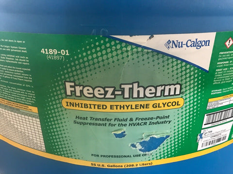 Nu-Calgon 418901 Freez-Therm, 55 Galón Tambor