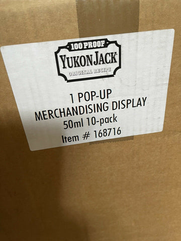 POP-UP MERCHANDSING DISPLAY 50ml 10-pack (YUKON JACK **CAN USED AS NEEDED**)