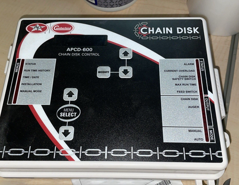 NEW GSI AP APCD-600 CHAIN DISK USB CONTROL UNIT FLEX FLO FEED SYSTEM 074-11542