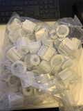 NEW ZMC Plug End for 1 1/2" RS Tube, Z 10BA White (50 PC BOX)