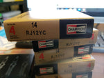 4pk GENUINE Champion Copper Plus Spark Plugs - 14 - RJ12YC Federal Mogul MS-Mega Mart Warehouse-Ultimate Unclaimed Freight Buyer and Seller Specialists