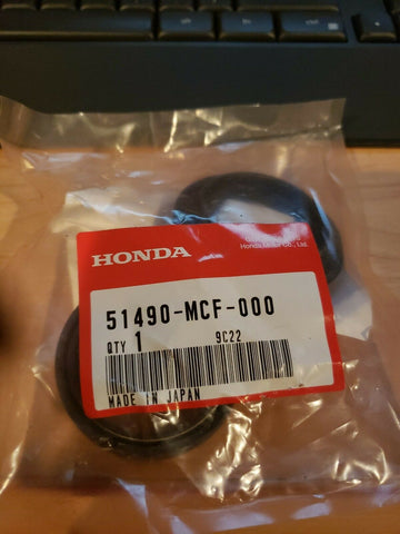 Set of (2) GENUINE OEM Honda Front Fork Oil Seal #51490-MCF-000-Mega Mart Warehouse-Ultimate Unclaimed Freight Buyer and Seller Specialists