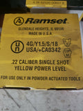 Ramset 42CWDS 0.22 cal Single Shot Loads (12 BOXES / 12,000 LOADS)-Mega Mart Warehouse-Ultimate Unclaimed Freight Buyer and Seller Specialists