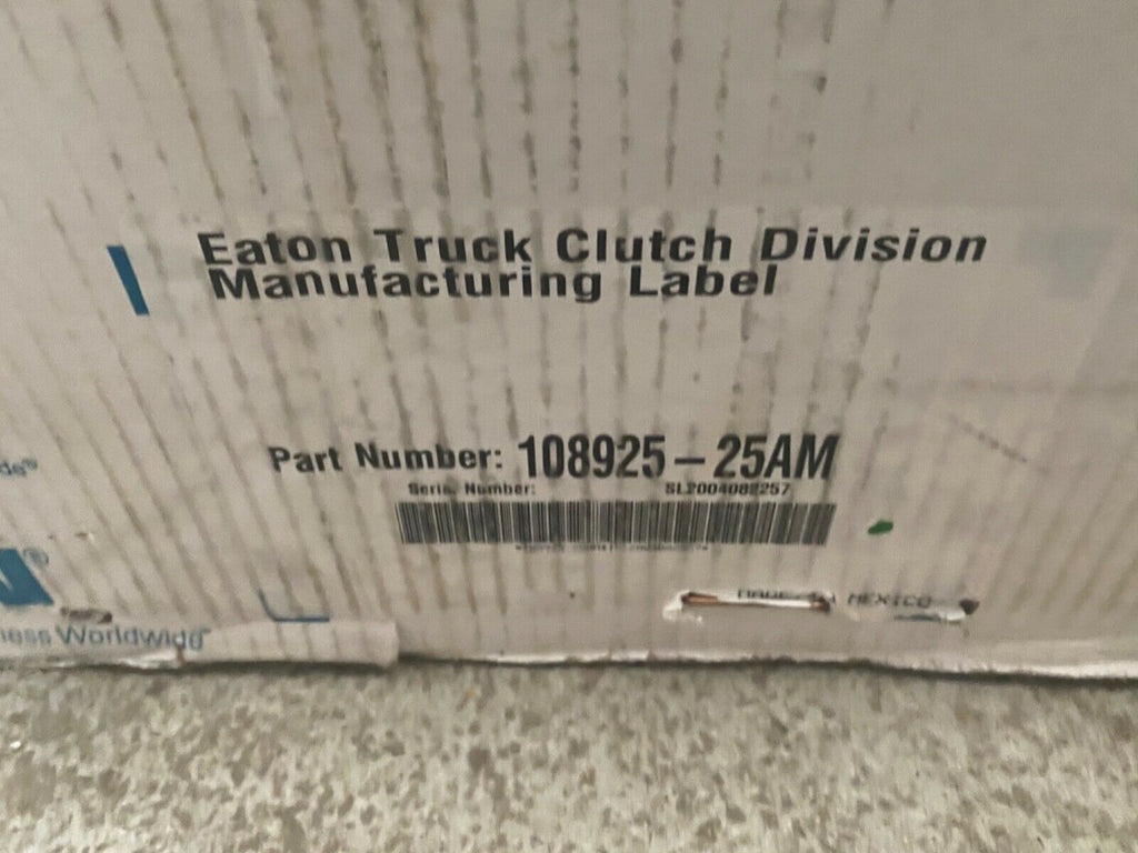 mi*♬︎*.　0913 EATON FULLER 108925-25AM HD NEW CLUTCH, MANUAL ADJUST, 15.5